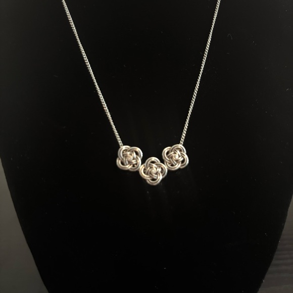 Interlok Trio Petite Necklace - Picture 3 of 5